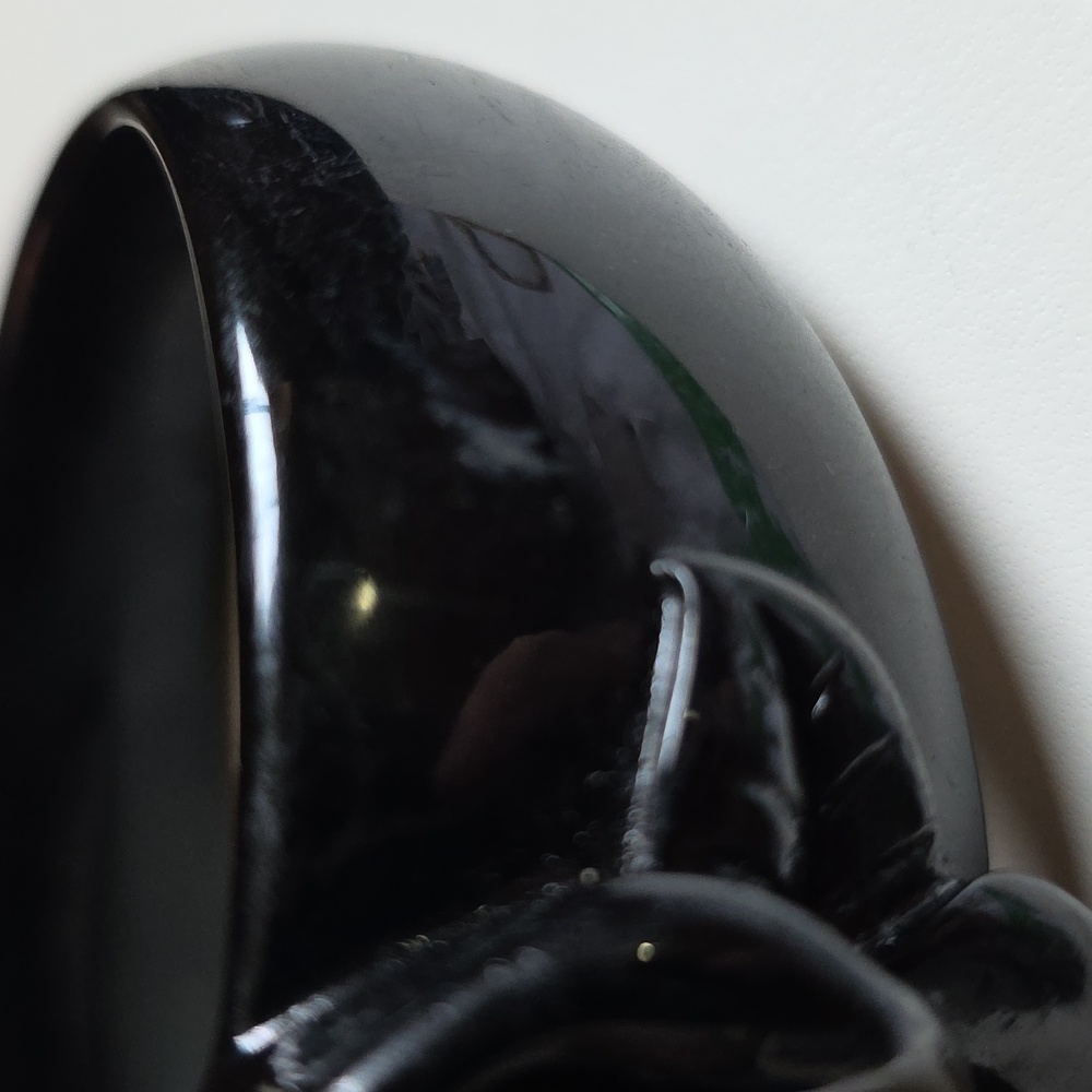 Black Rose Bracelet Bangle Chunky Oversized - Picture 9 of 14